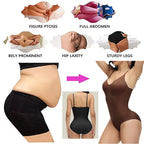 New Women V Neck Spaghetti Strap Bodysuits with Padded Body Suits Open Crotch Shapewear Slimming Body Shaper Smooth Out Bodysuit